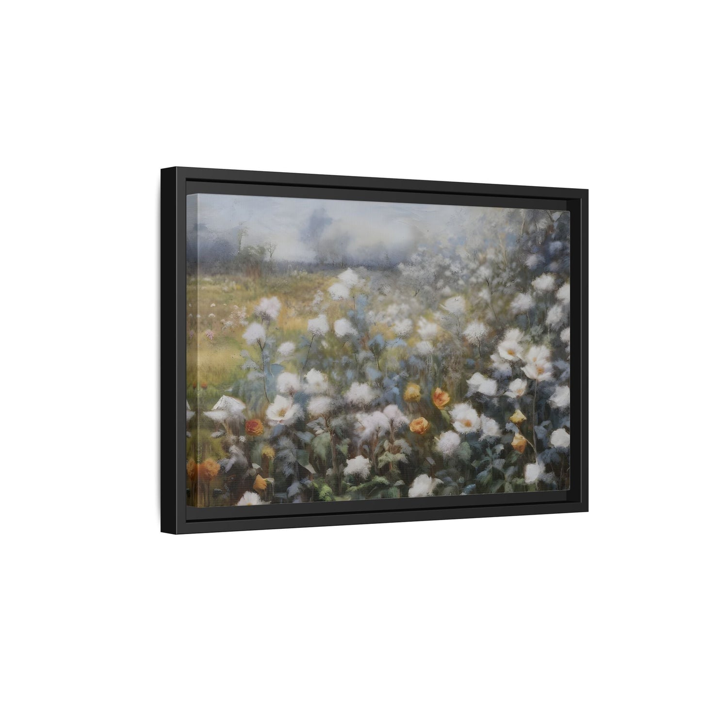 Floral Wall Art Canvas Print, Nature Framed Large Gallery Wall Art