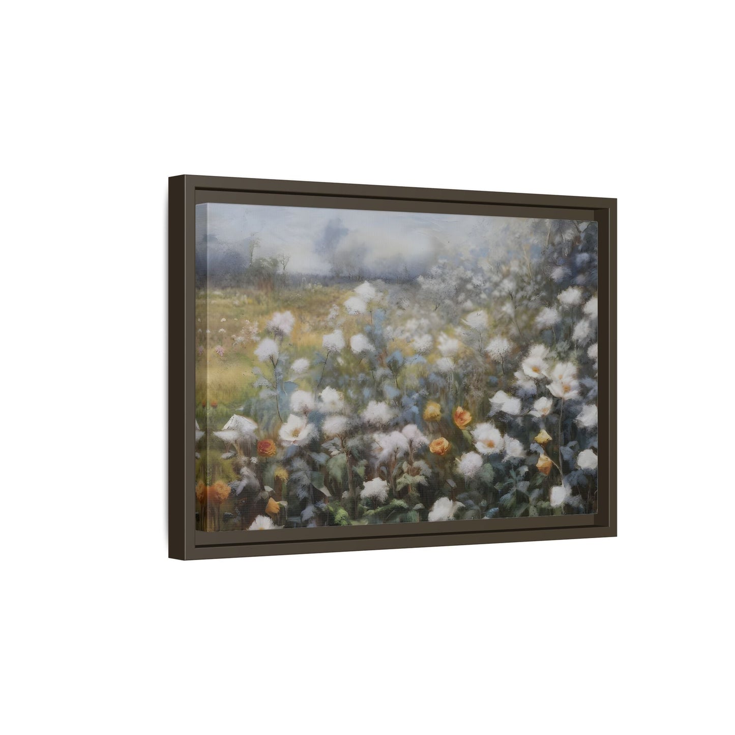 Floral Wall Art Canvas Print, Nature Framed Large Gallery Wall Art