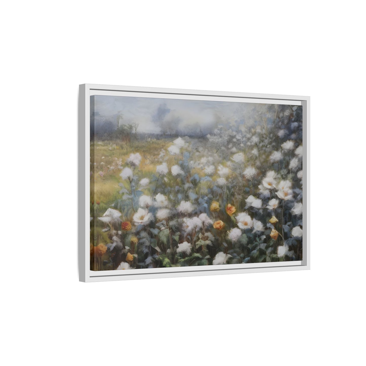 Floral Wall Art Canvas Print, Nature Framed Large Gallery Wall Art