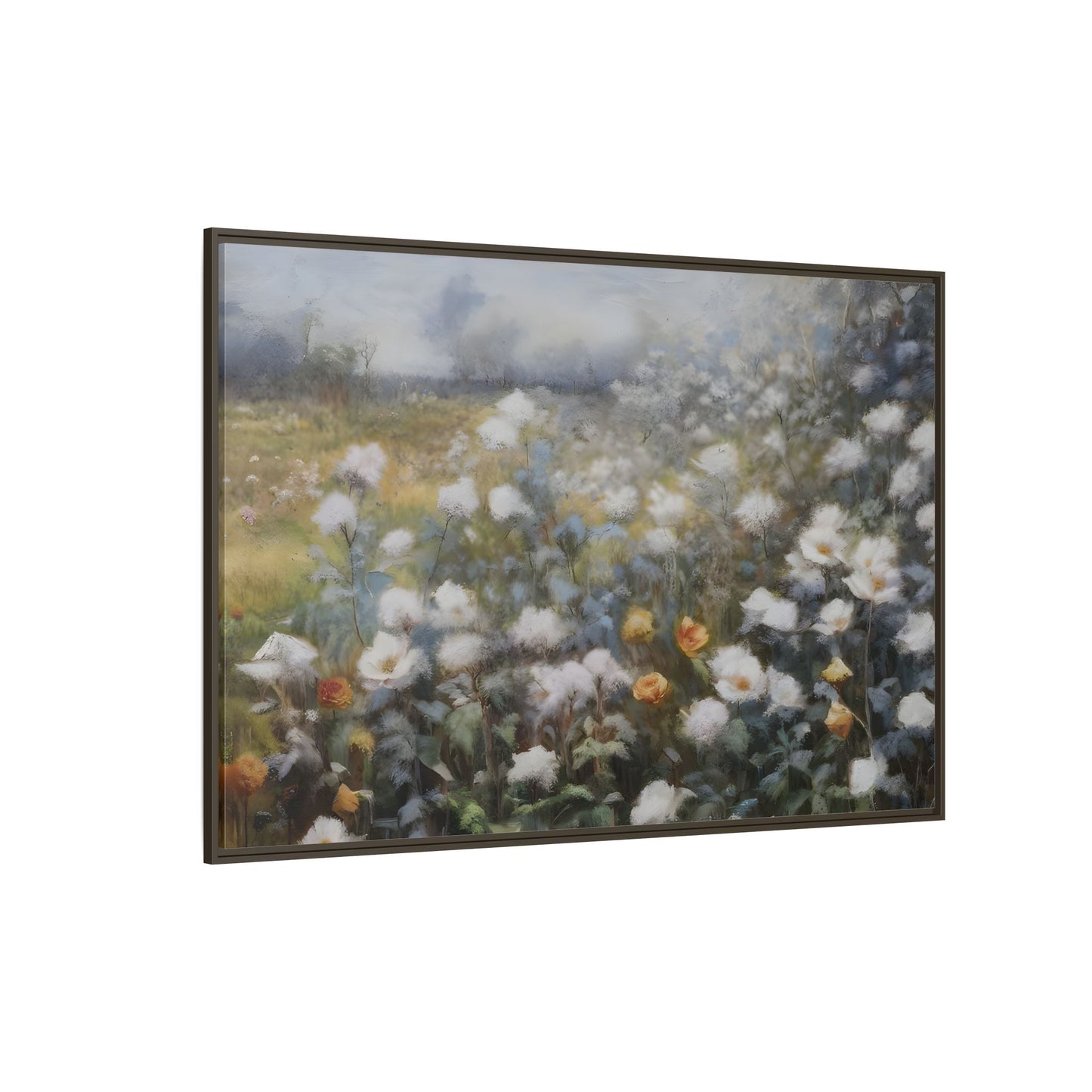 Floral Wall Art Canvas Print, Nature Framed Large Gallery Wall Art