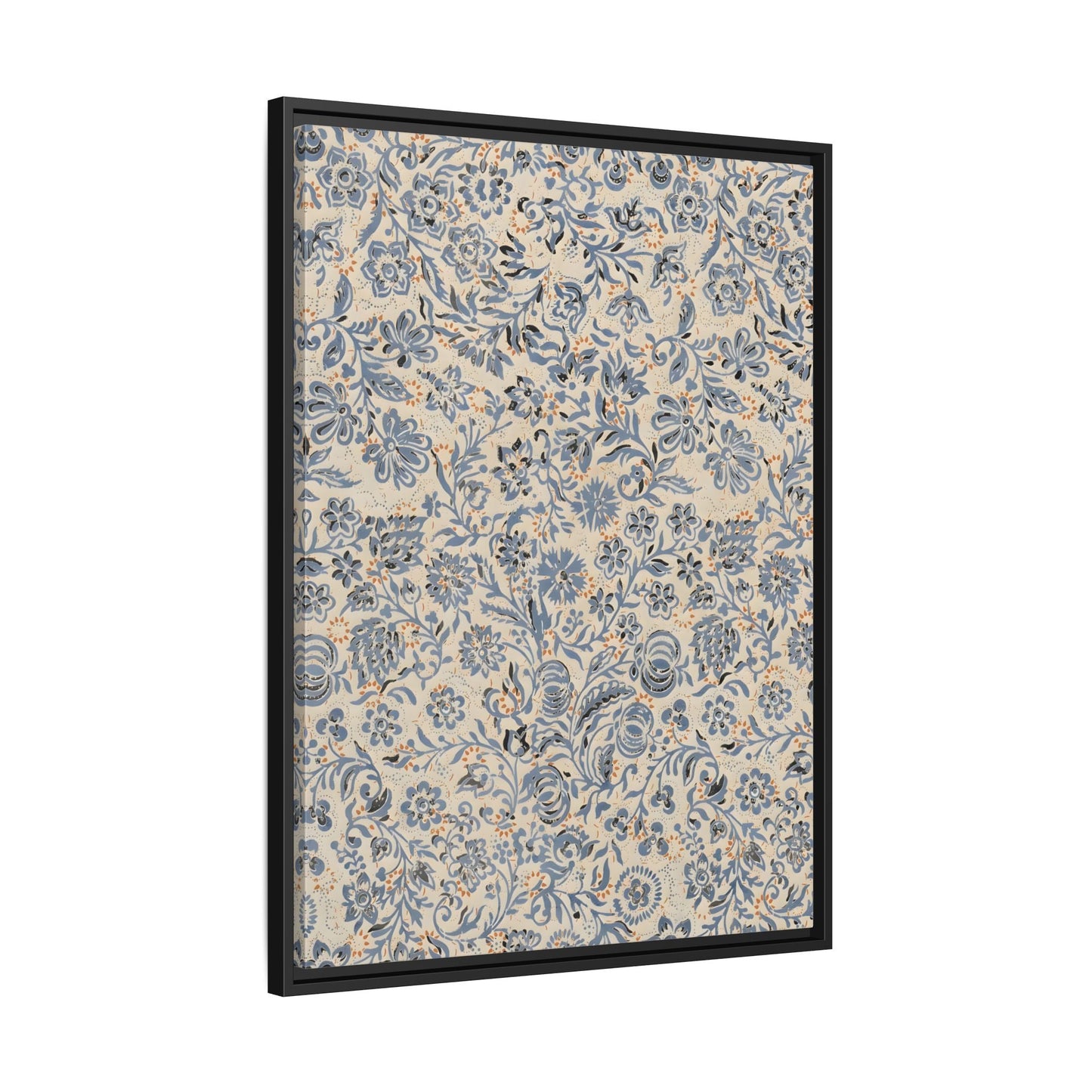 Framed Floral Canvas Art - Modern Botanical Wall Decor