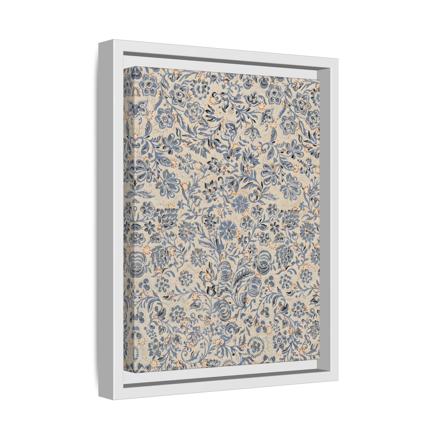 Framed Floral Canvas Art - Modern Botanical Wall Decor