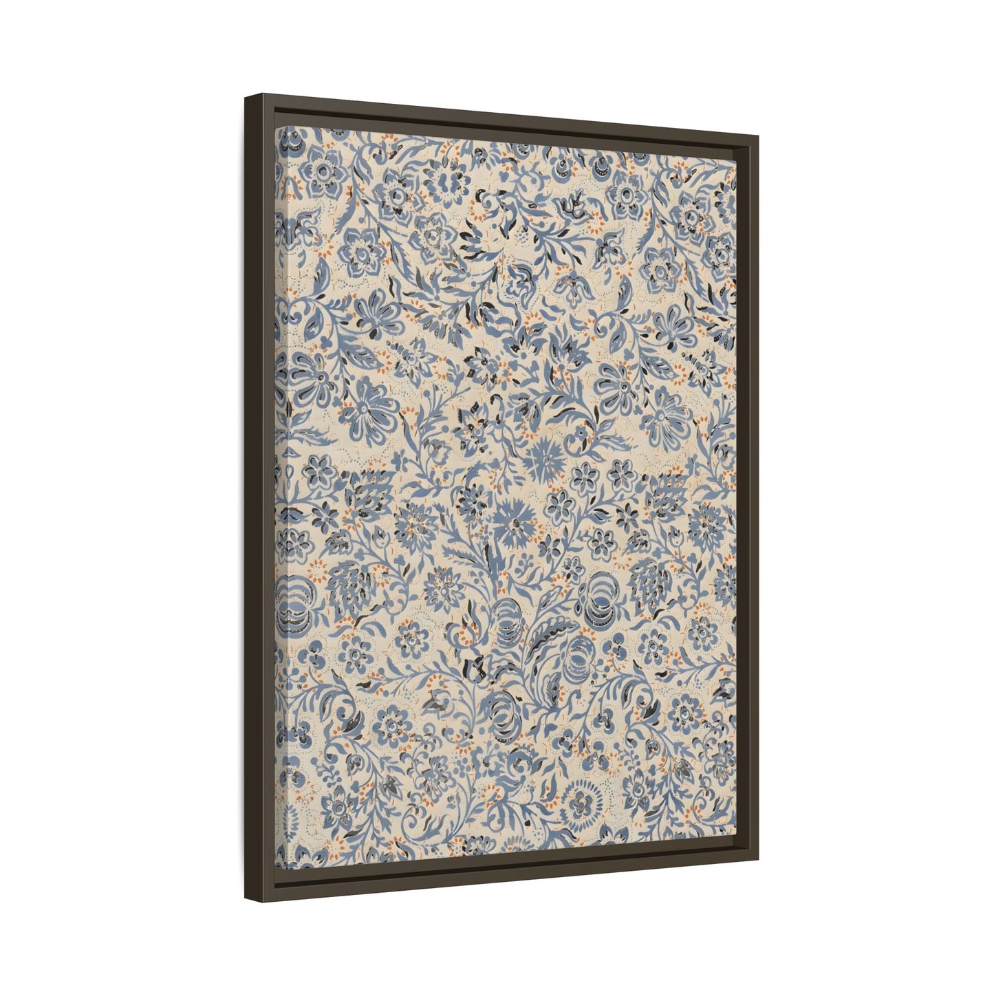 Framed Floral Canvas Art - Modern Botanical Wall Decor