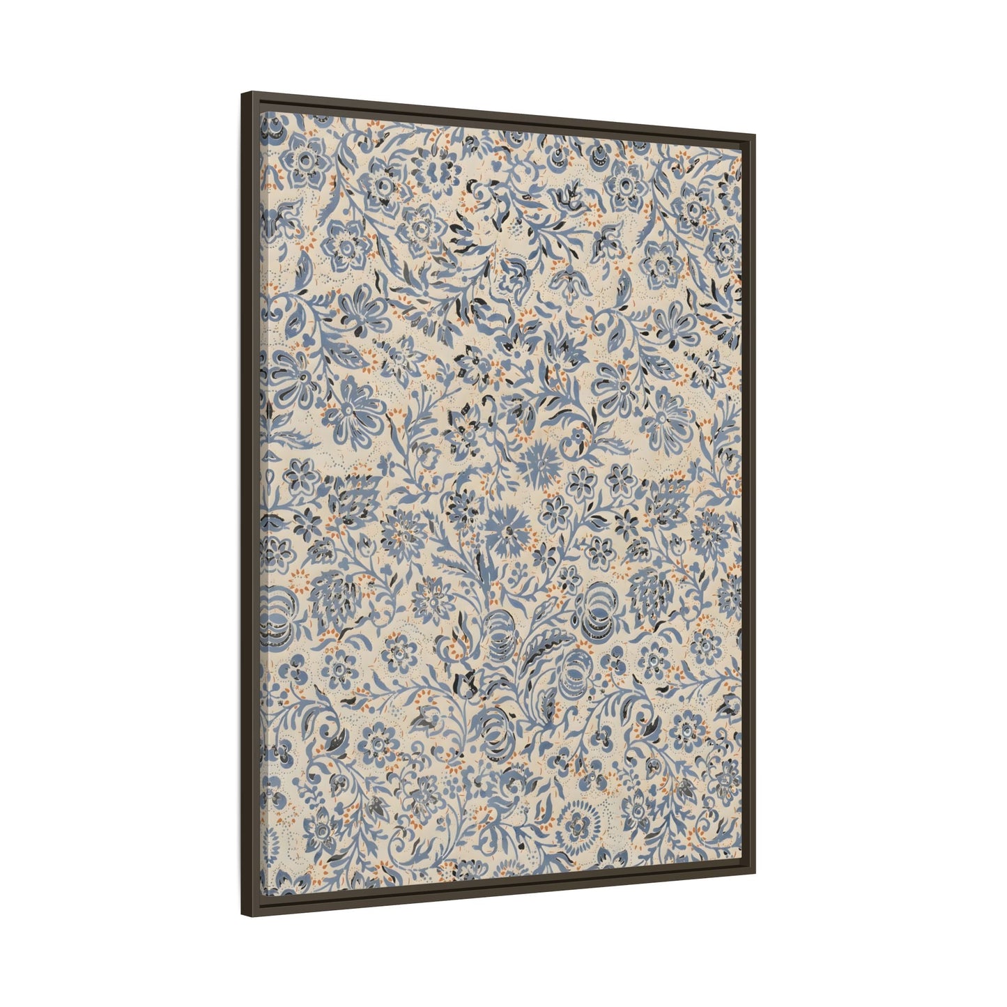 Framed Floral Canvas Art - Modern Botanical Wall Decor