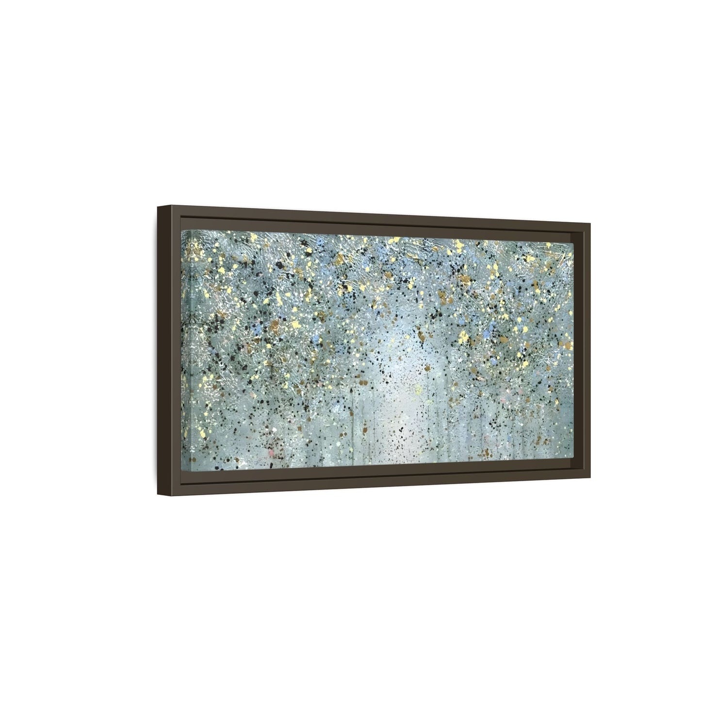 Framed Peaceful Abstract Canvas Wall Art Print