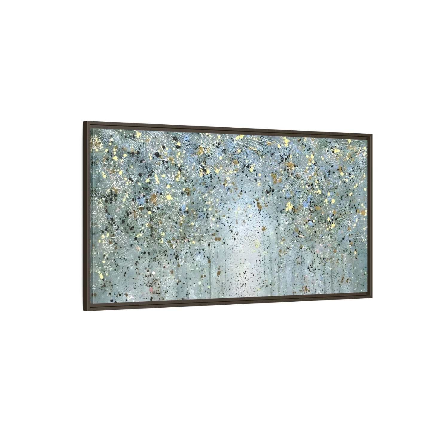 Framed Peaceful Abstract Canvas Wall Art Print