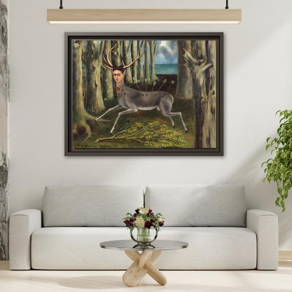 Frida Kahlo Wounded Deer Canvas Prints - Framed Wall Art Print