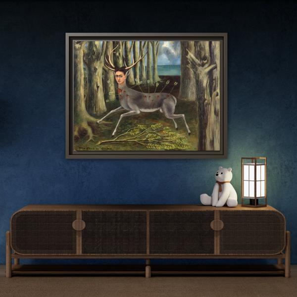 Frida Kahlo Wounded Deer Canvas Prints - Framed Wall Art Print