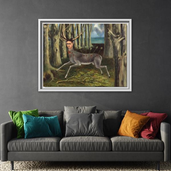 Frida Kahlo Wounded Deer Canvas Prints - Framed Wall Art Print