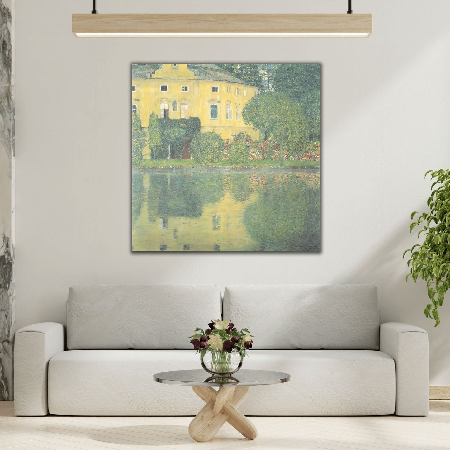 Gustav Klimt Canvas Print - Castle Kammer on Lake Attersee Wall Art