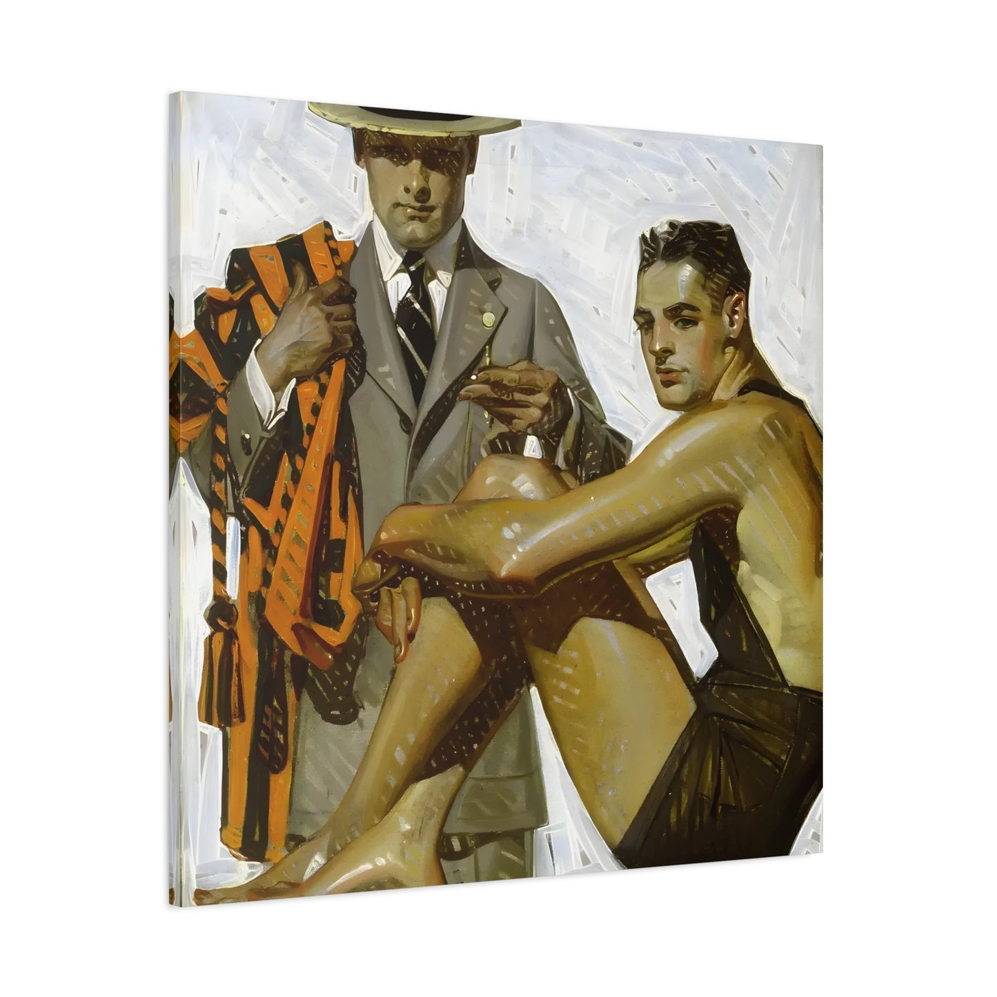 JC Leyendecker Kuppenheimer Menswear - Canvas Wall Art Print