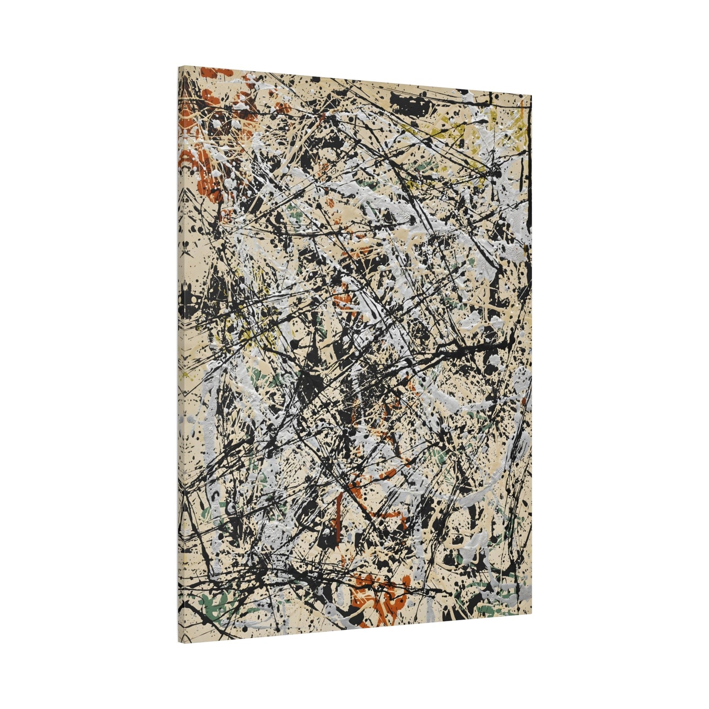 Jackson Pollock Abstract Number 32 Canvas Wall Art Print
