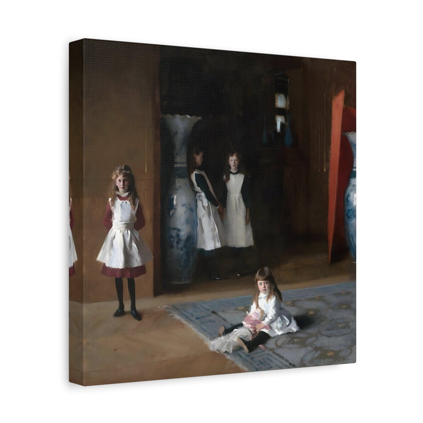 John Singer Sargent Canvas Wall Art Print - Daughters of Edward Darley Boit