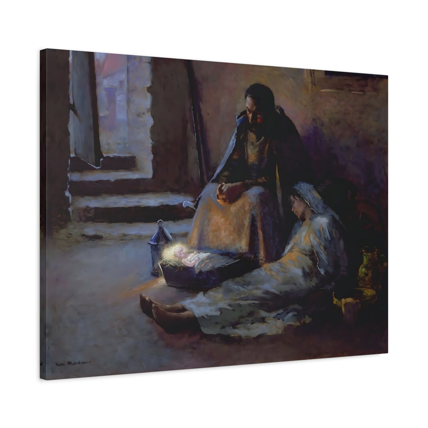 Julius Garibaldi Gari Melchers Nativity - Canvas Wall Art Reproduction