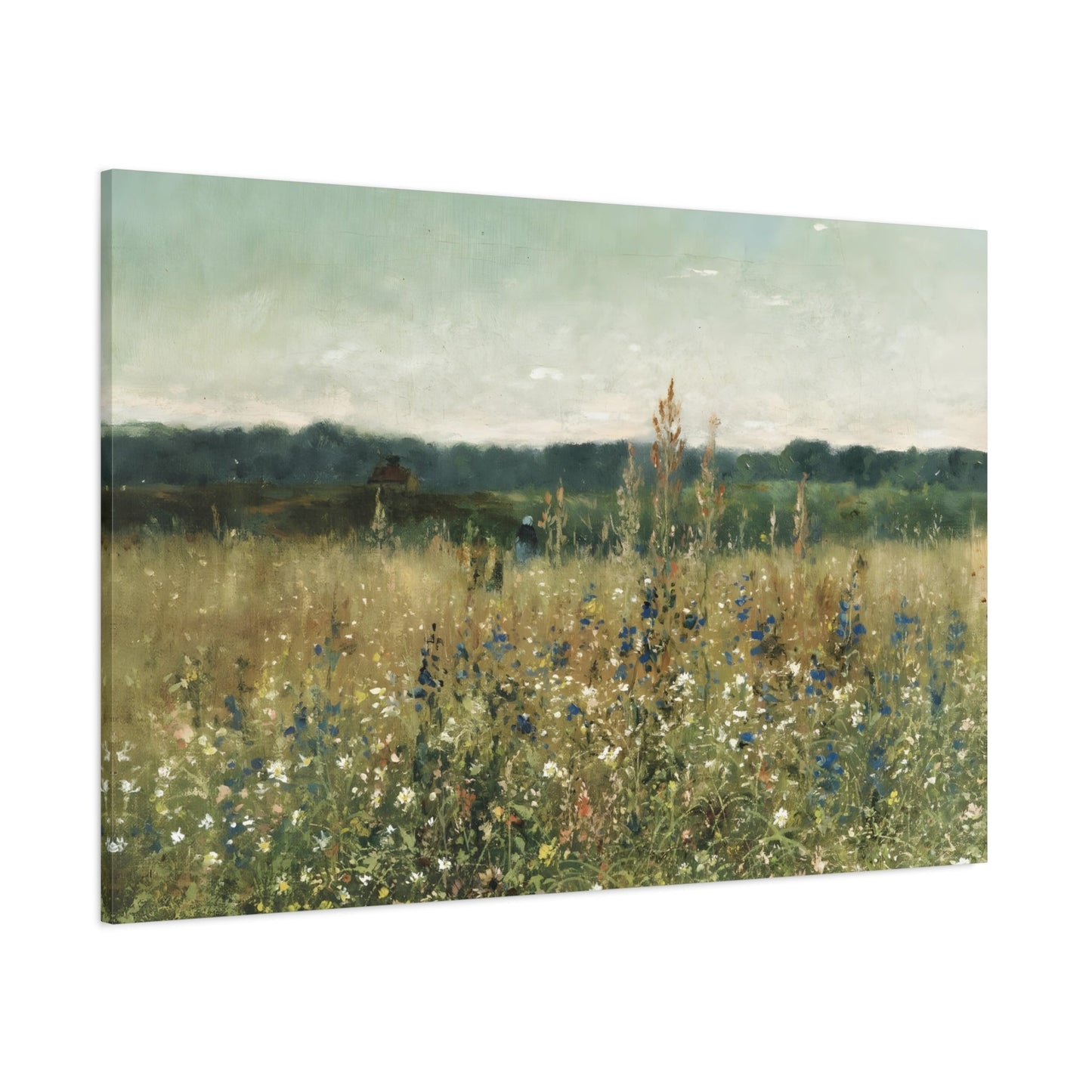 Modern Floral Harmony Canvas Print - Wall Art Prints