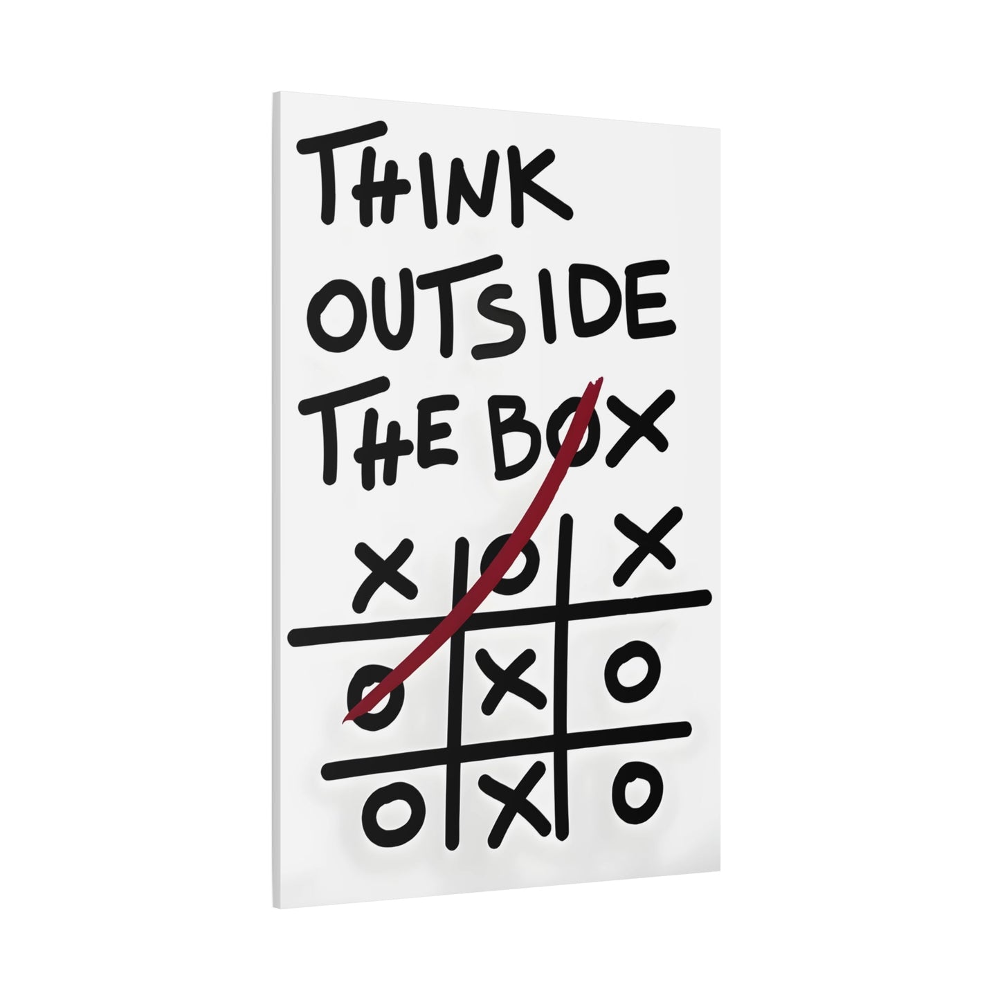 Motivational Quotes Canvas Wall Art Inspirational Office Decor Print