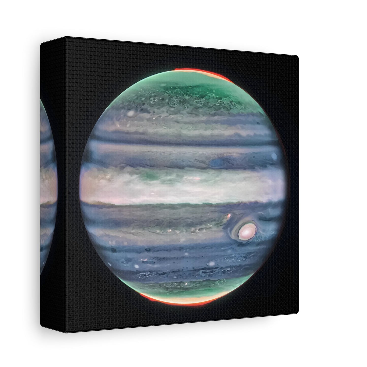 NASA Jupiter Canvas Wall Art - James Webb Space Telescope First Images Framed Print
