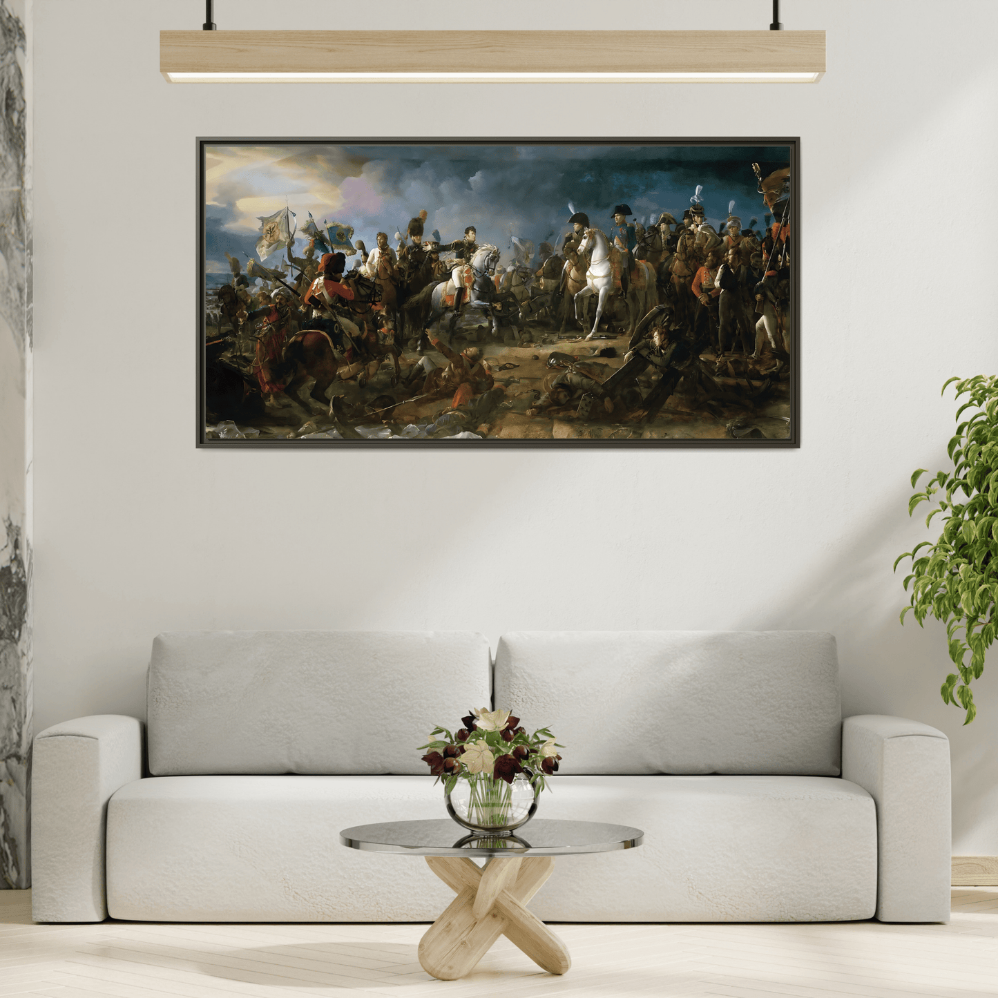 Napoleon Battle Canvas Print - Large French Historical Classic Wall Art