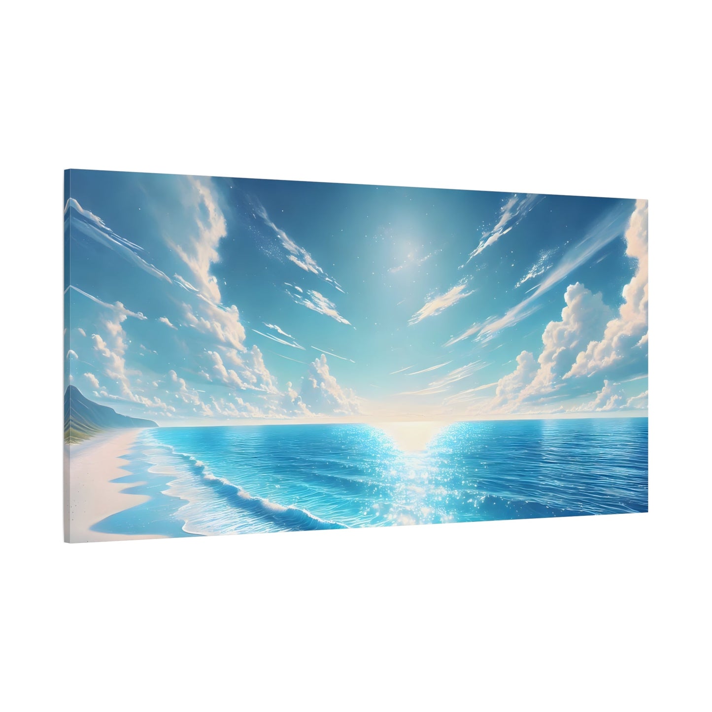 Ocean Horizon Canvas Print - Relaxing Coastal Wall Art
