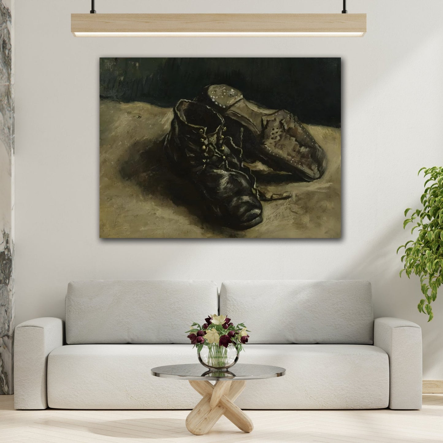 Pair of Shoes - Famous Van Gogh Canvas Wall Art Print