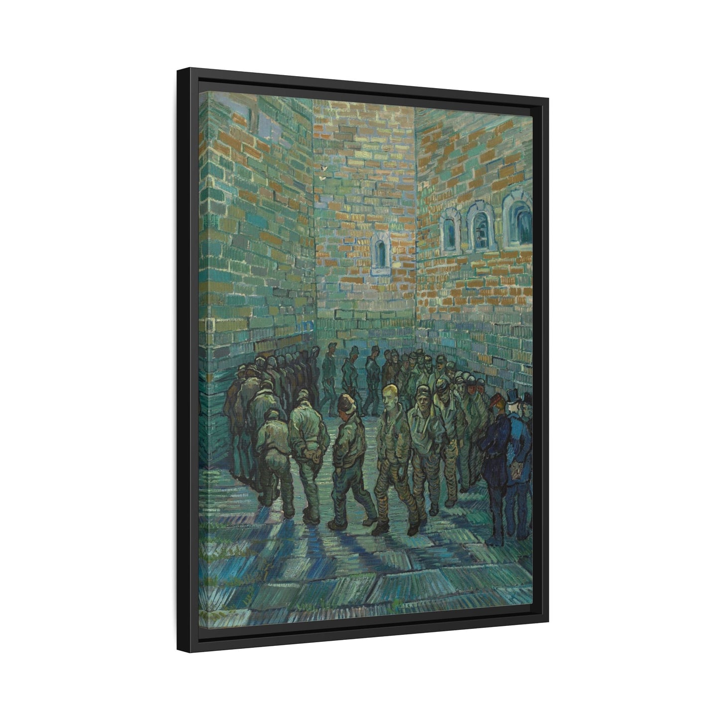 Prison Courtyard Van Gogh Canvas Print - Famous Wall Art Prints