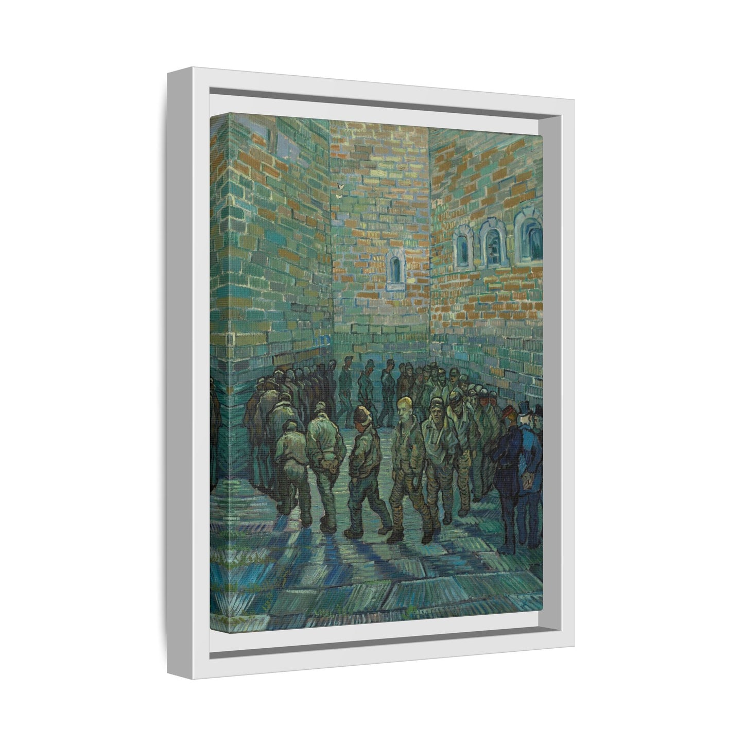 Prison Courtyard Van Gogh Canvas Print - Famous Wall Art Prints