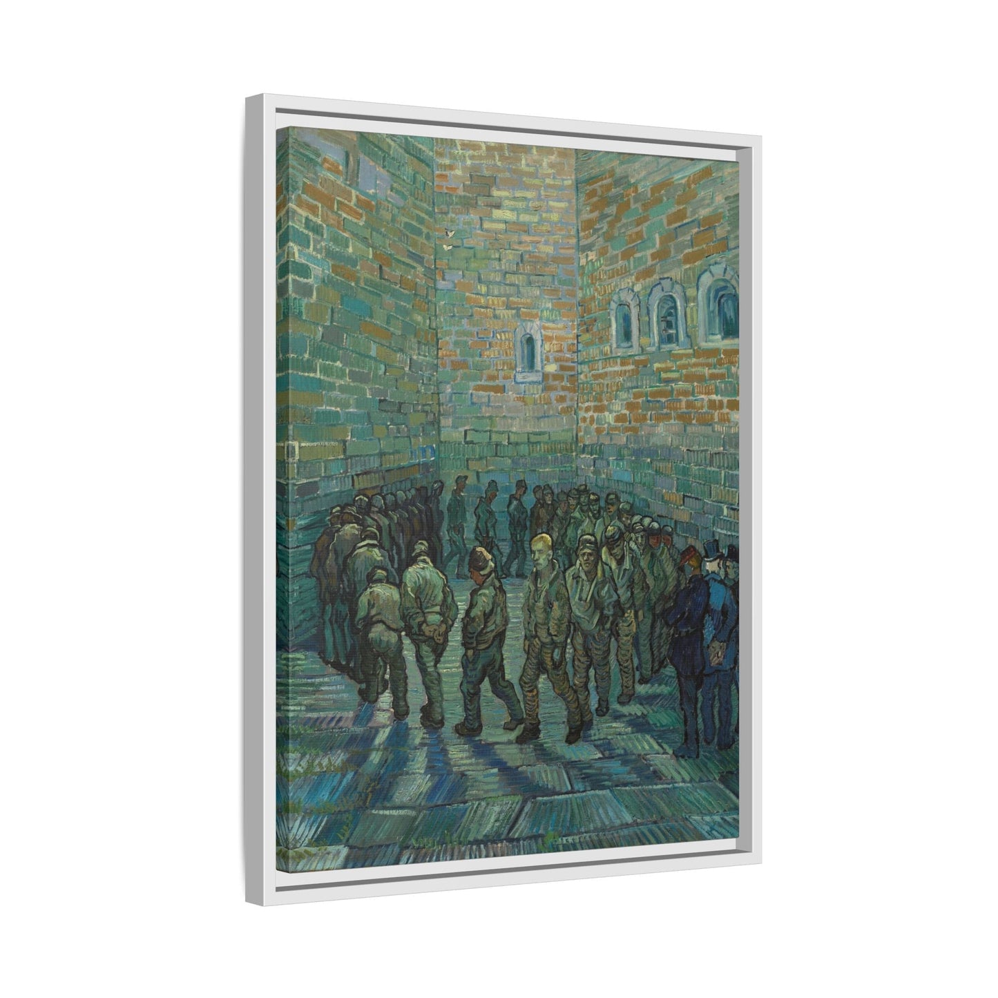 Prison Courtyard Van Gogh Canvas Print - Famous Wall Art Prints