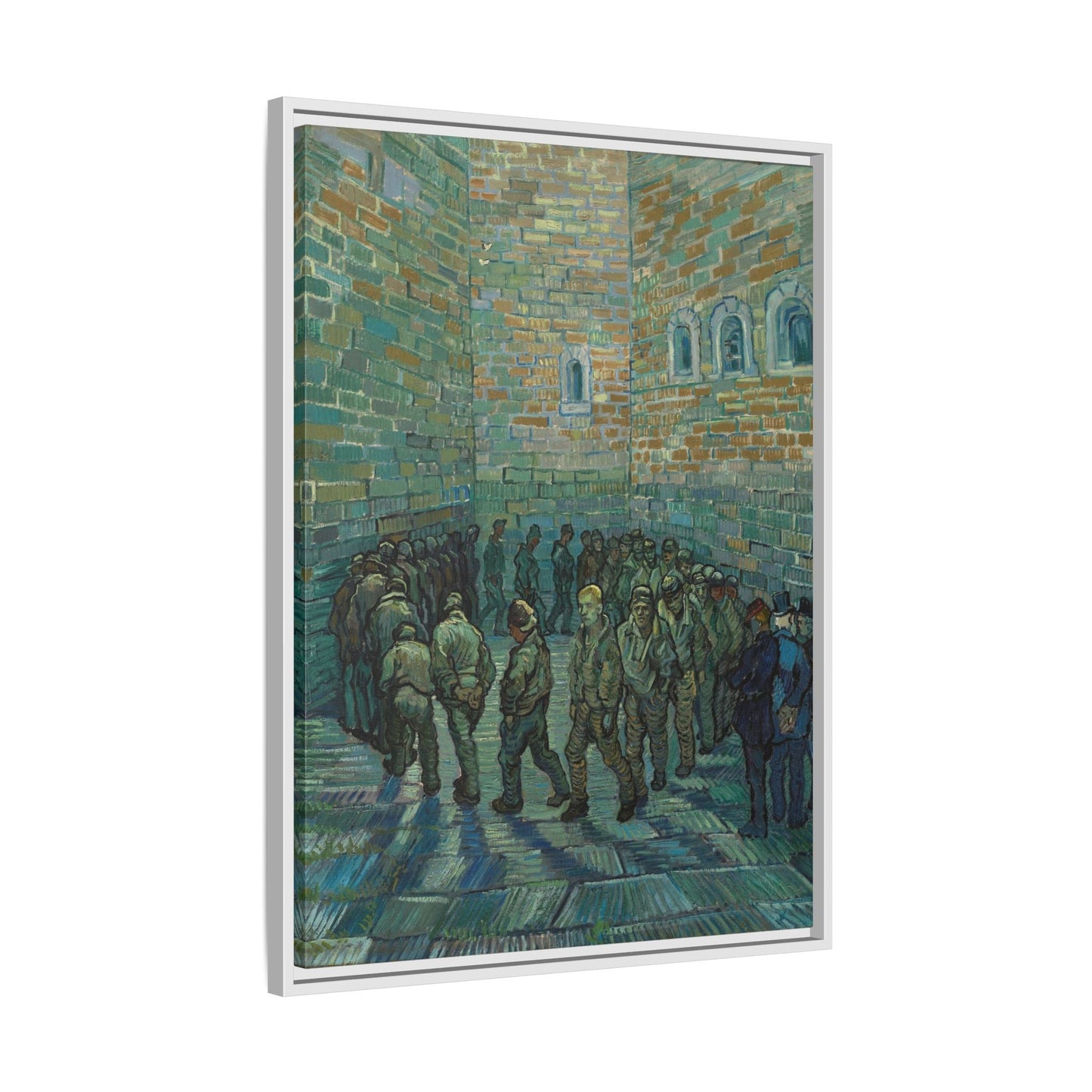 Prison Courtyard Van Gogh Canvas Print - Famous Wall Art Prints