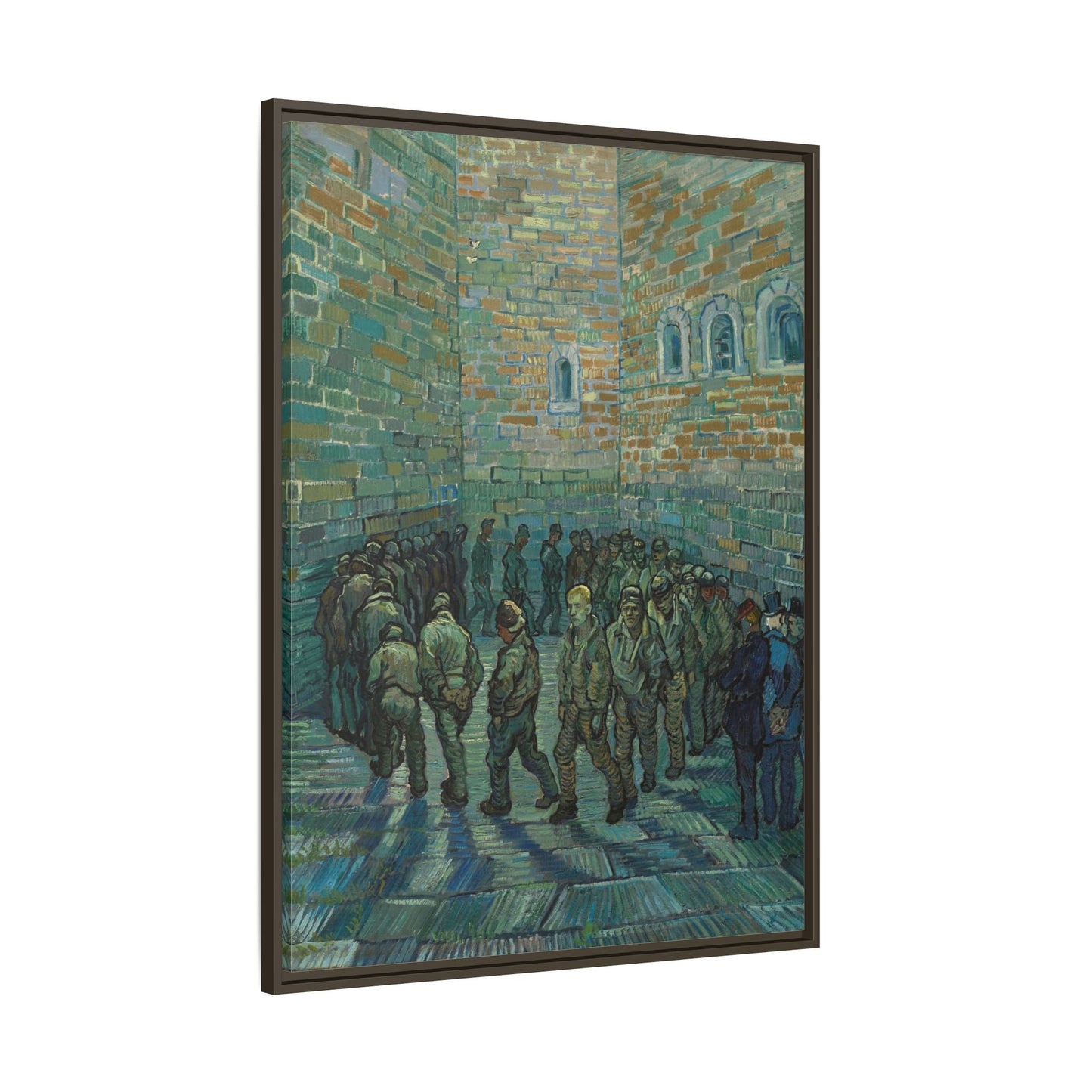 Prison Courtyard Van Gogh Canvas Print - Famous Wall Art Prints