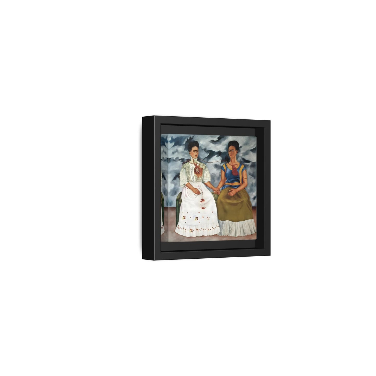 Two Fridas Canvas Prints - Famous Mexican Kahlo Wall Art