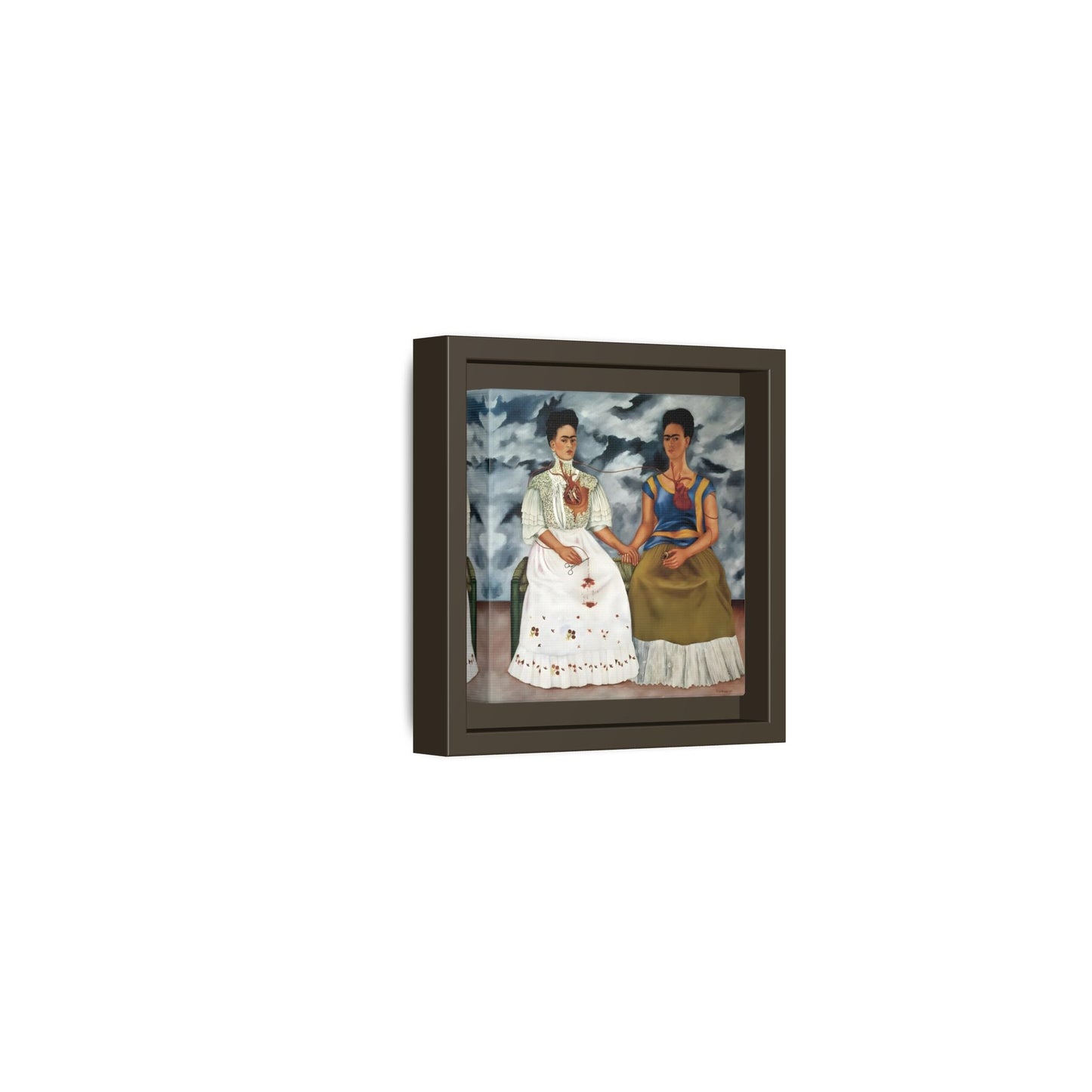 Two Fridas Canvas Prints - Famous Mexican Kahlo Wall Art