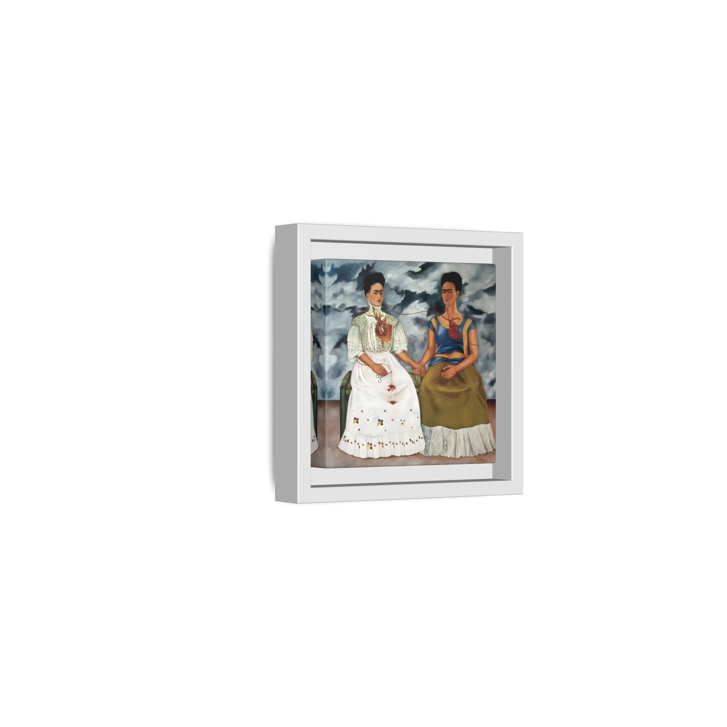 Two Fridas Canvas Prints - Famous Mexican Kahlo Wall Art