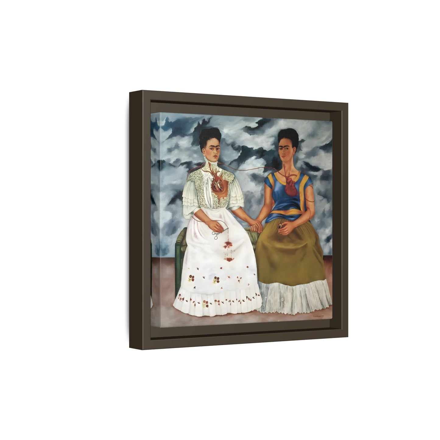 Two Fridas Canvas Prints - Famous Mexican Kahlo Wall Art