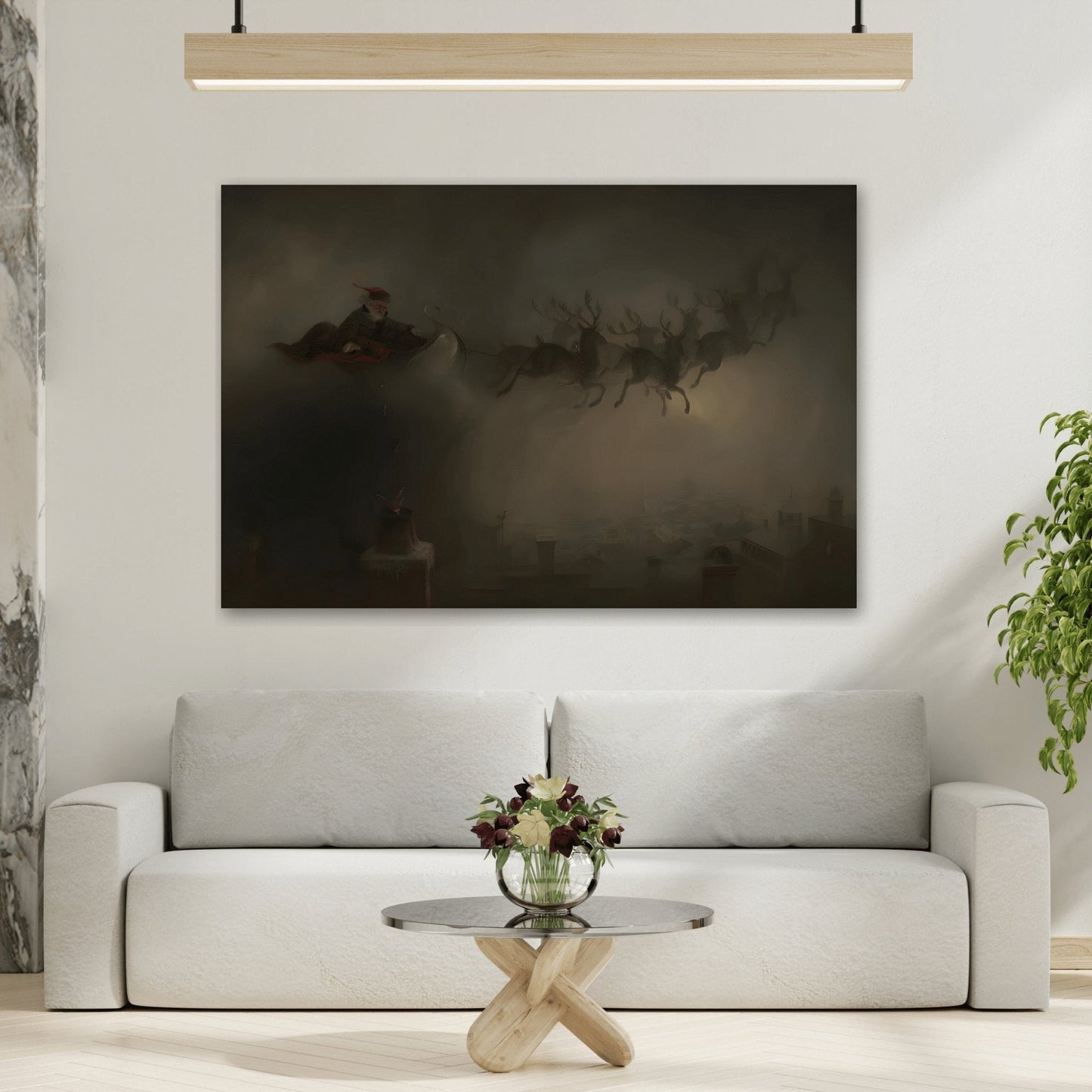 William Holbrook Beard Santa Claus - Canvas Art Reproduction