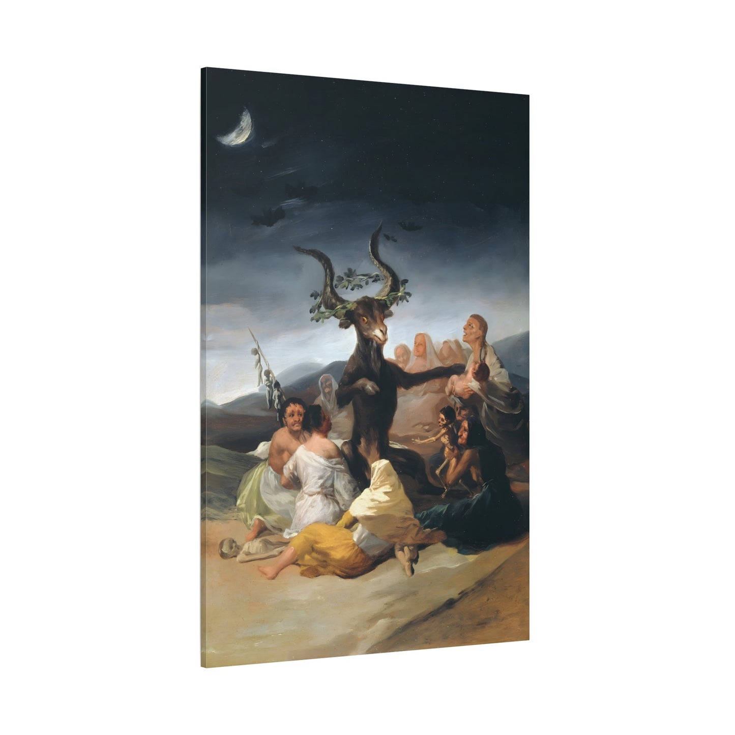Witches Of Sabbath Francisco Goya Canvas Wall Art Print