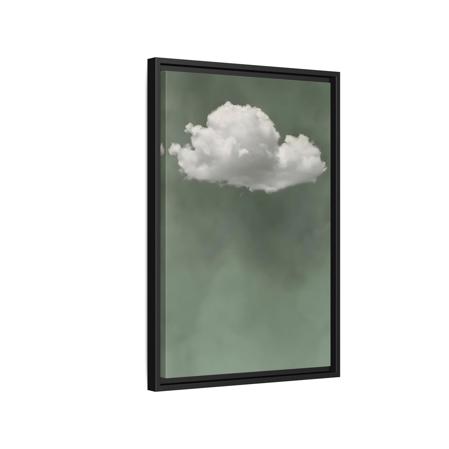 Zen Canvas Prints Surreal Sage - Green Cloud Wall Art