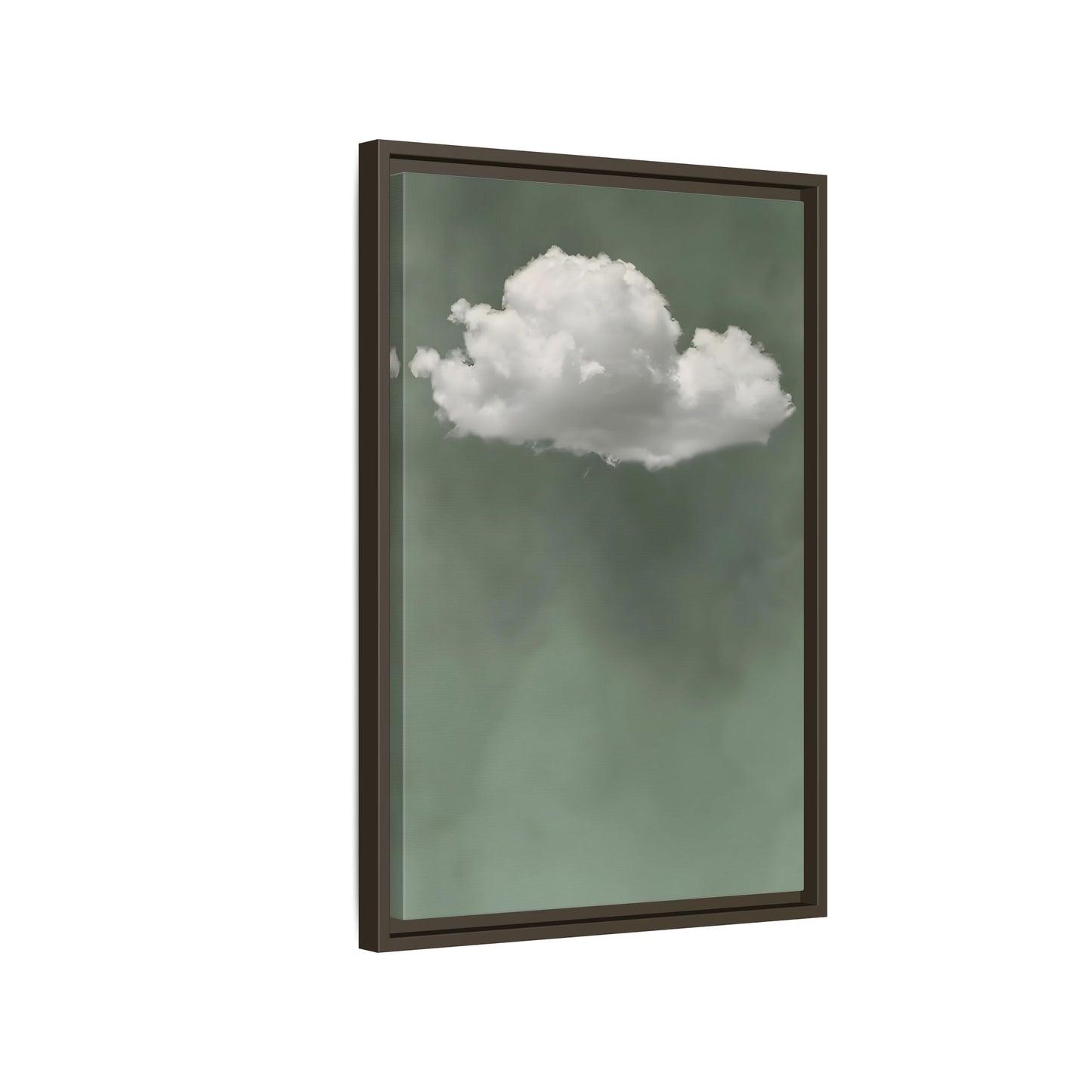 Zen Canvas Prints Surreal Sage - Green Cloud Wall Art