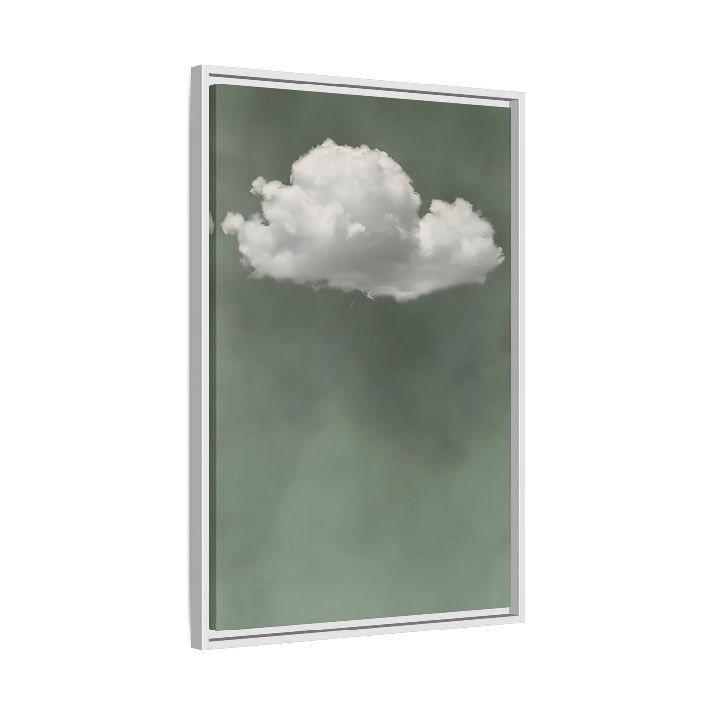 Zen Canvas Prints Surreal Sage - Green Cloud Wall Art