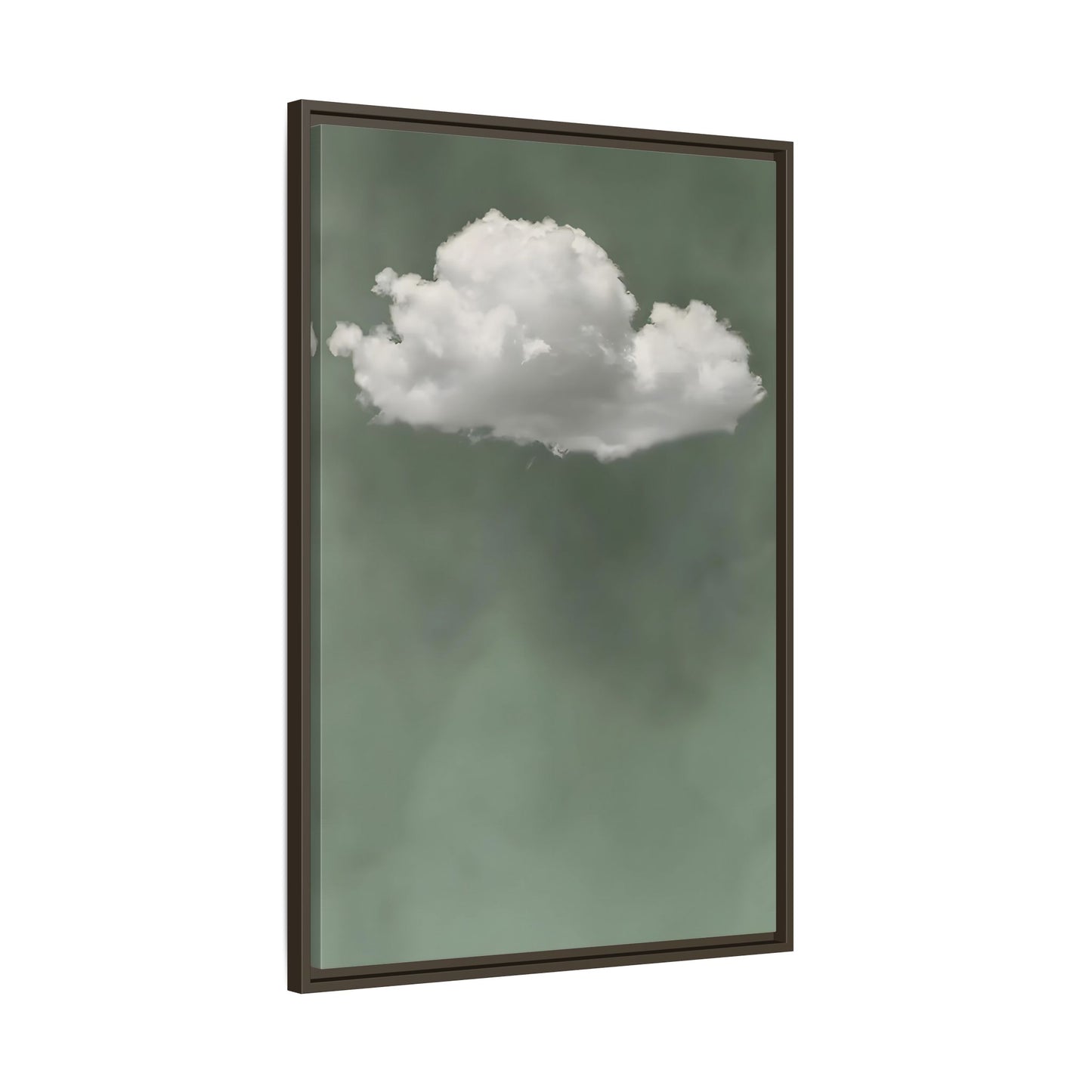 Zen Canvas Prints Surreal Sage - Green Cloud Wall Art