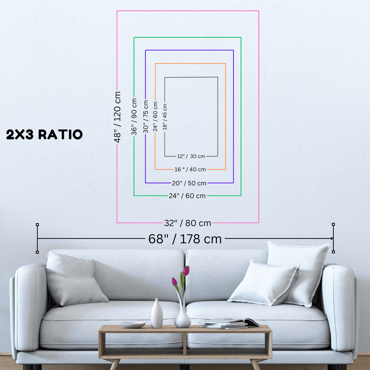 Abstract Eclectic Modern Canvas Painting Print - Extra Large Green Wall Art
