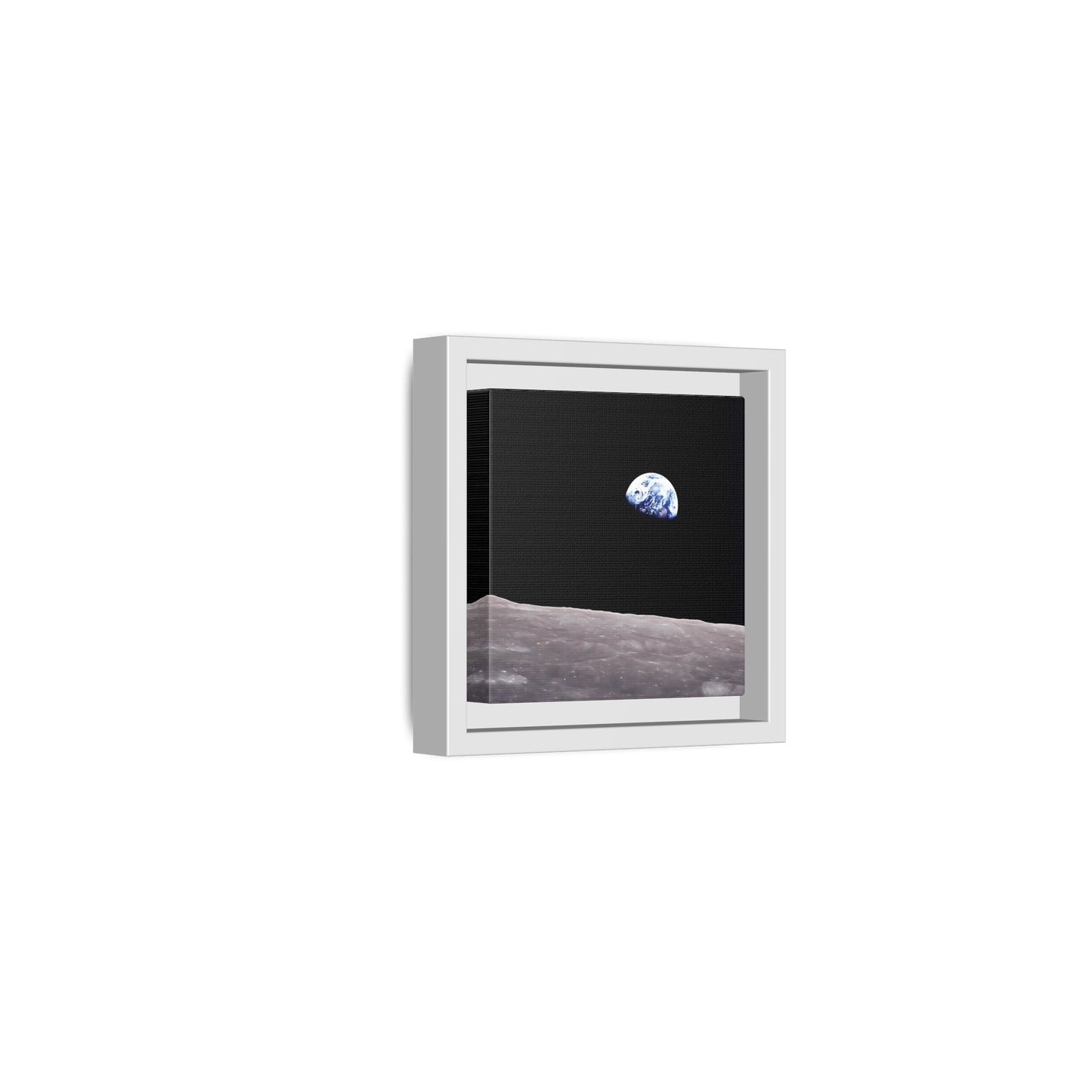 Apollo 8 Nasa Space Canvas Prints - Earth from Moon Wall Art - YesArtYes