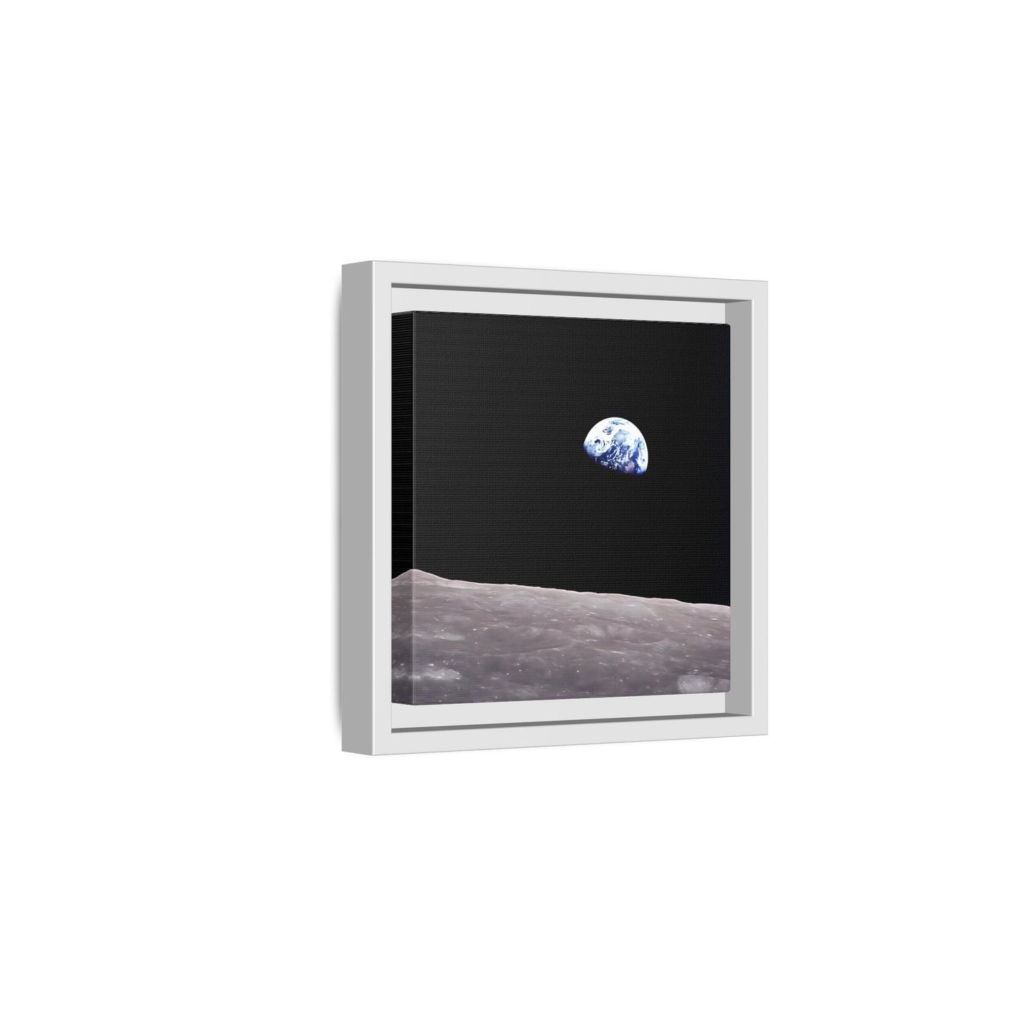 Apollo 8 Nasa Space Canvas Prints - Earth from Moon Wall Art - YesArtYes