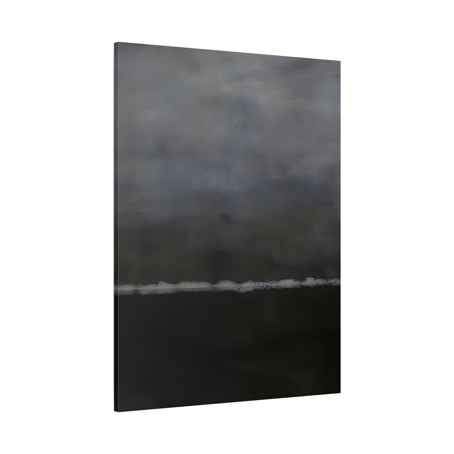 Black White Canvas Wall Art - Minimalist Abstract Print Decor - YesArtYes