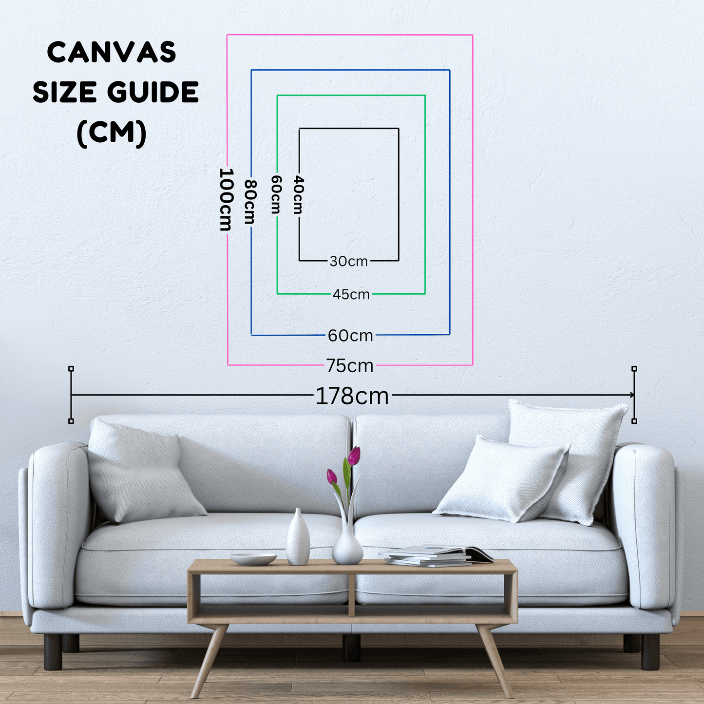 Black White Canvas Wall Art - Minimalist Abstract Print Decor - YesArtYes