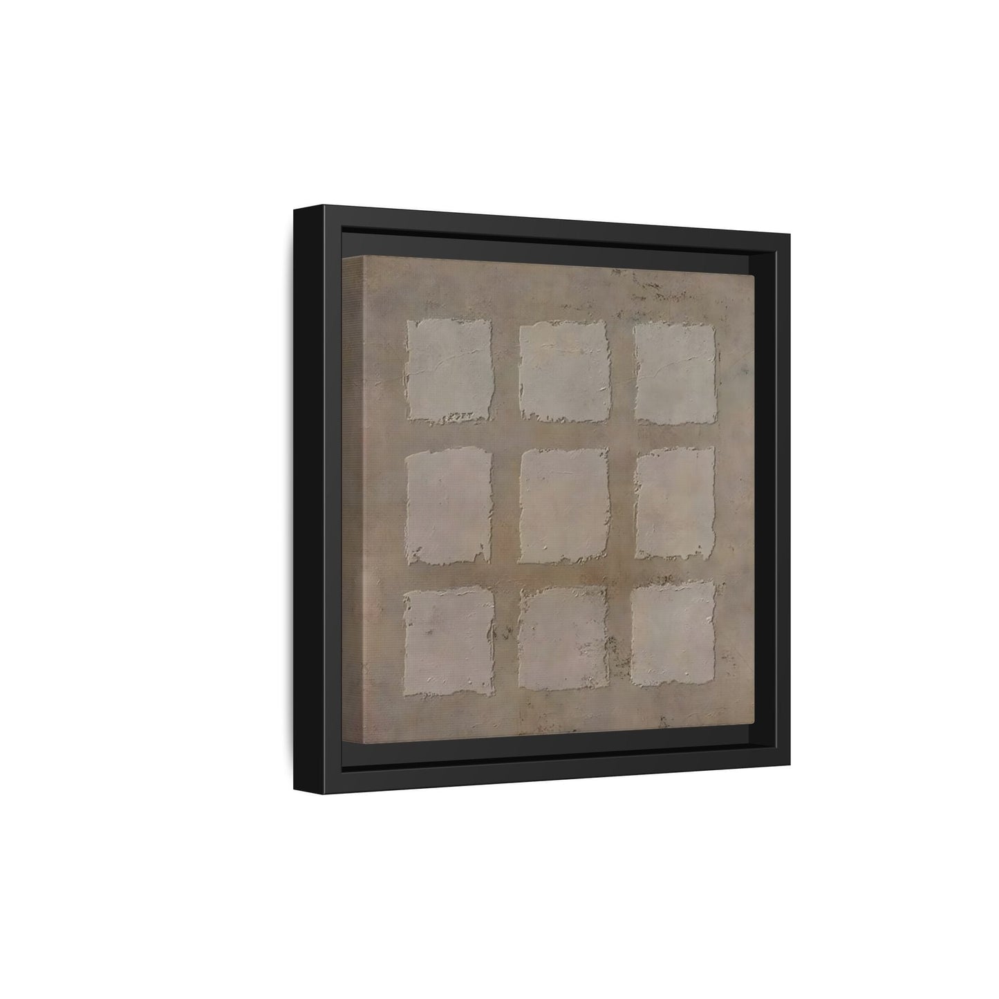 Bohemian Japanese Khaki Canvas - Wabi - Sabi 3d Texture Wall Art Painting - YesArtYes
