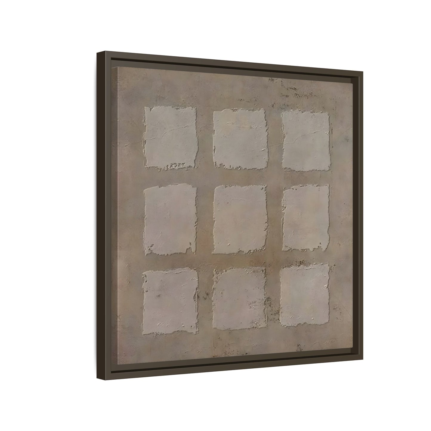 Bohemian Japanese Khaki Canvas - Wabi - Sabi 3d Texture Wall Art Painting - YesArtYes