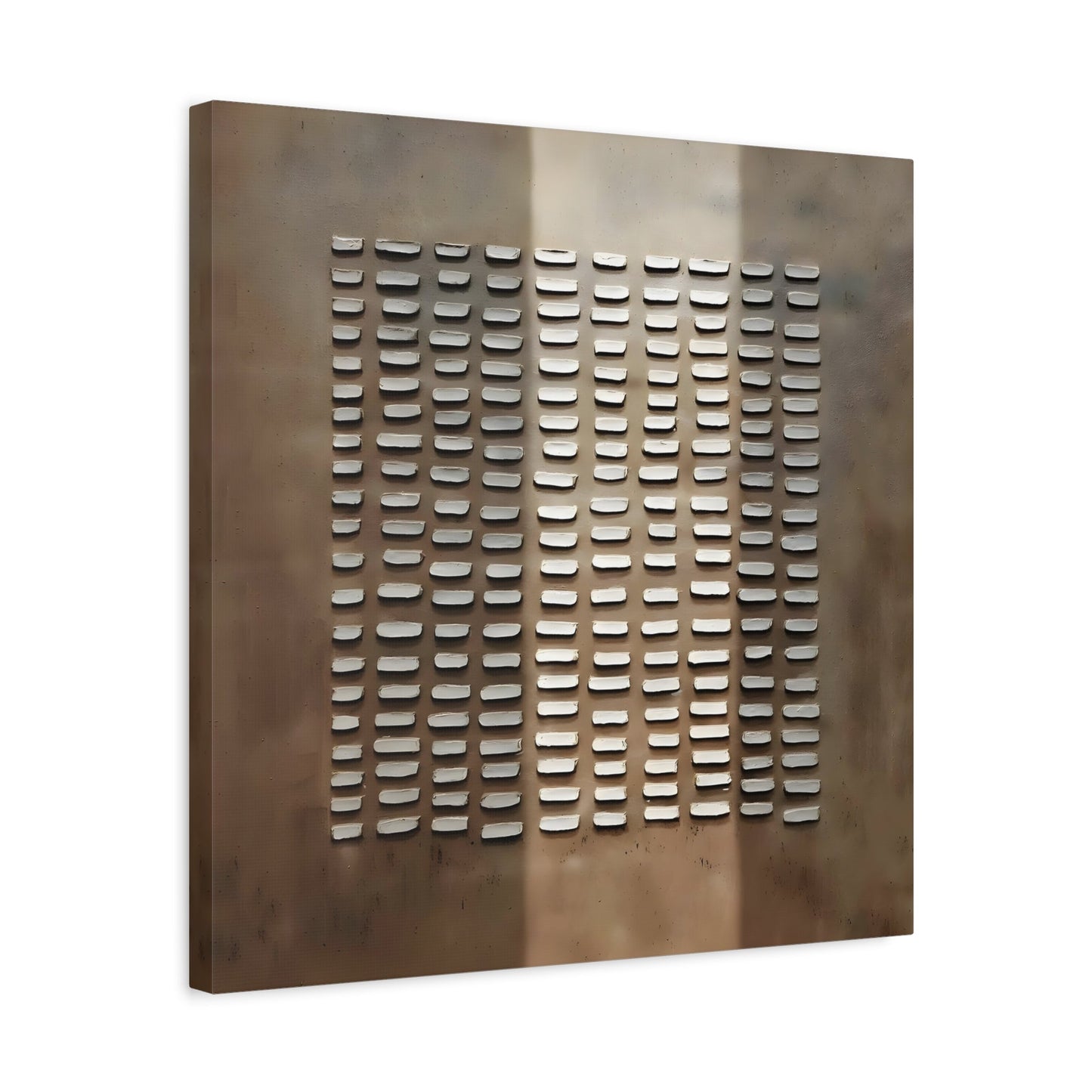 Brown Wabi - Sabi Painting on Canvas - Japanese 3D Textured Wall Art Print - YesArtYes