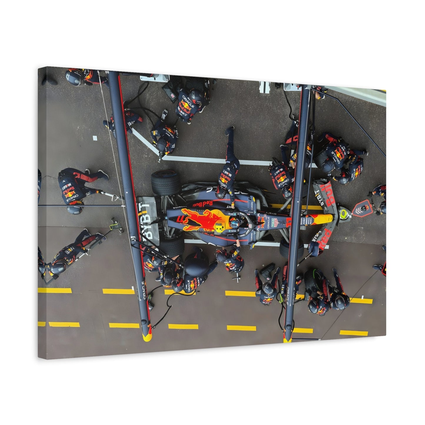 Car Racing Canvas Wall Art Man Cave Decor Print - YesArtYes