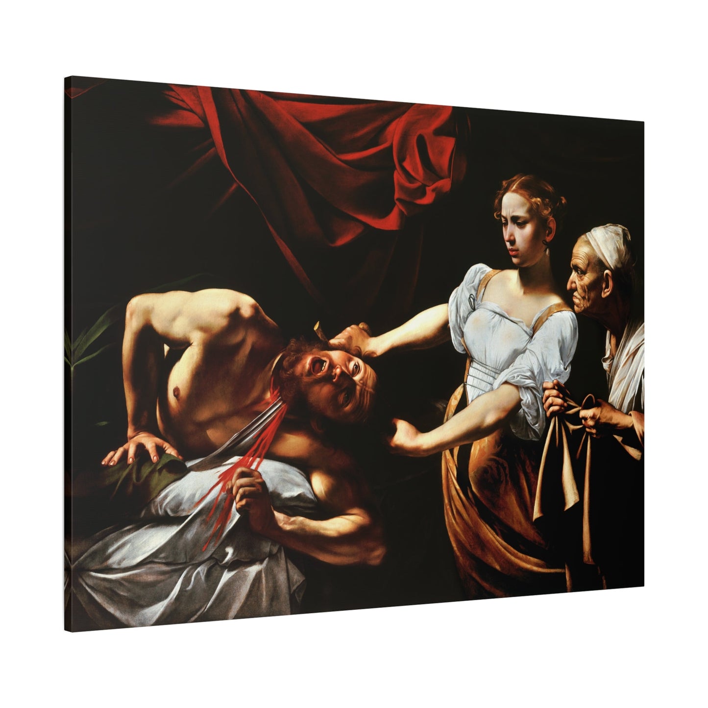 Caravaggio Judith Beheading Holofernes Canvas Wall Art Print - YesArtYes