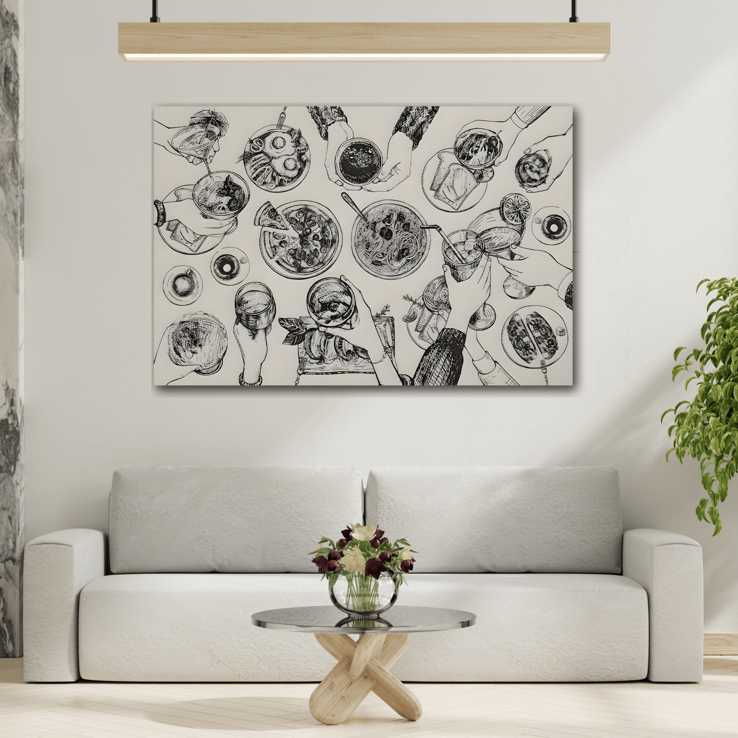 Cheers Cocktail Bar Wall Art Canvas Print Kitchen Decor - YesArtYes